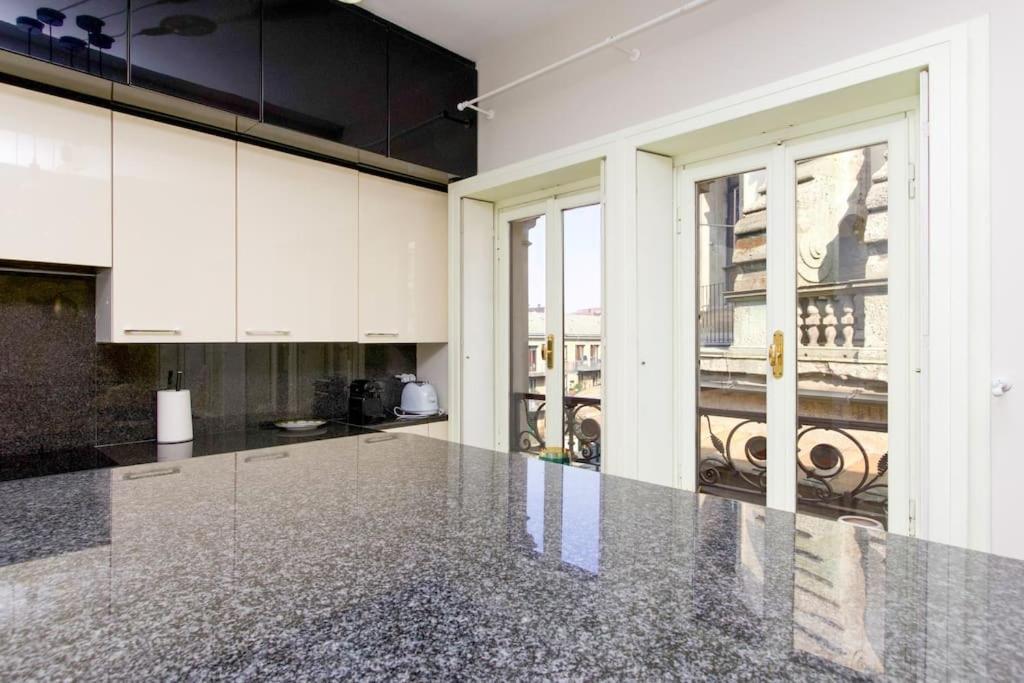 Ferienwohnung Duomo Big House130Mq Vista Tempio Mailand Exterior foto